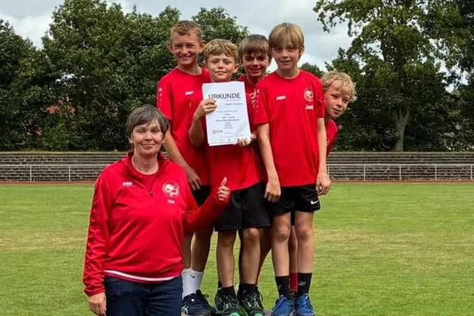 Die jüngsten Leichtathleten der DJK Arminia wussten bei der Mehrkampfkreismeisterschaft in Rheine richtig gut abzuschneiden.